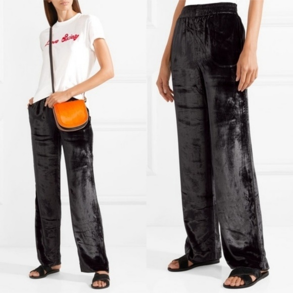 J Brand Ardon High-Rise Wide-Leg Pants In Velvet - Picture 6 of 11